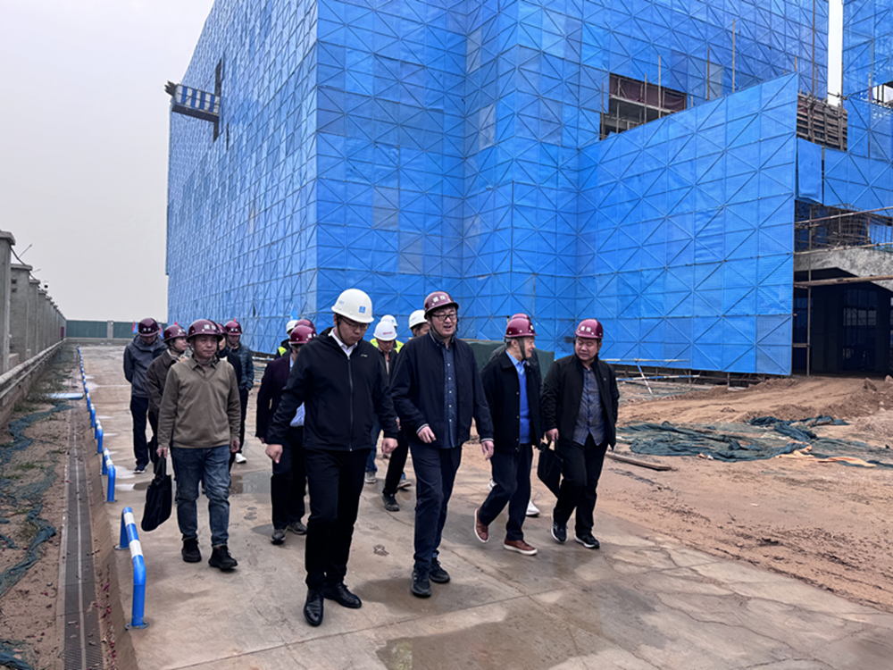 鄭州市建設投資集團有限公司黨委委員、紀委書記張煉帶隊調研六十七高項目建設
